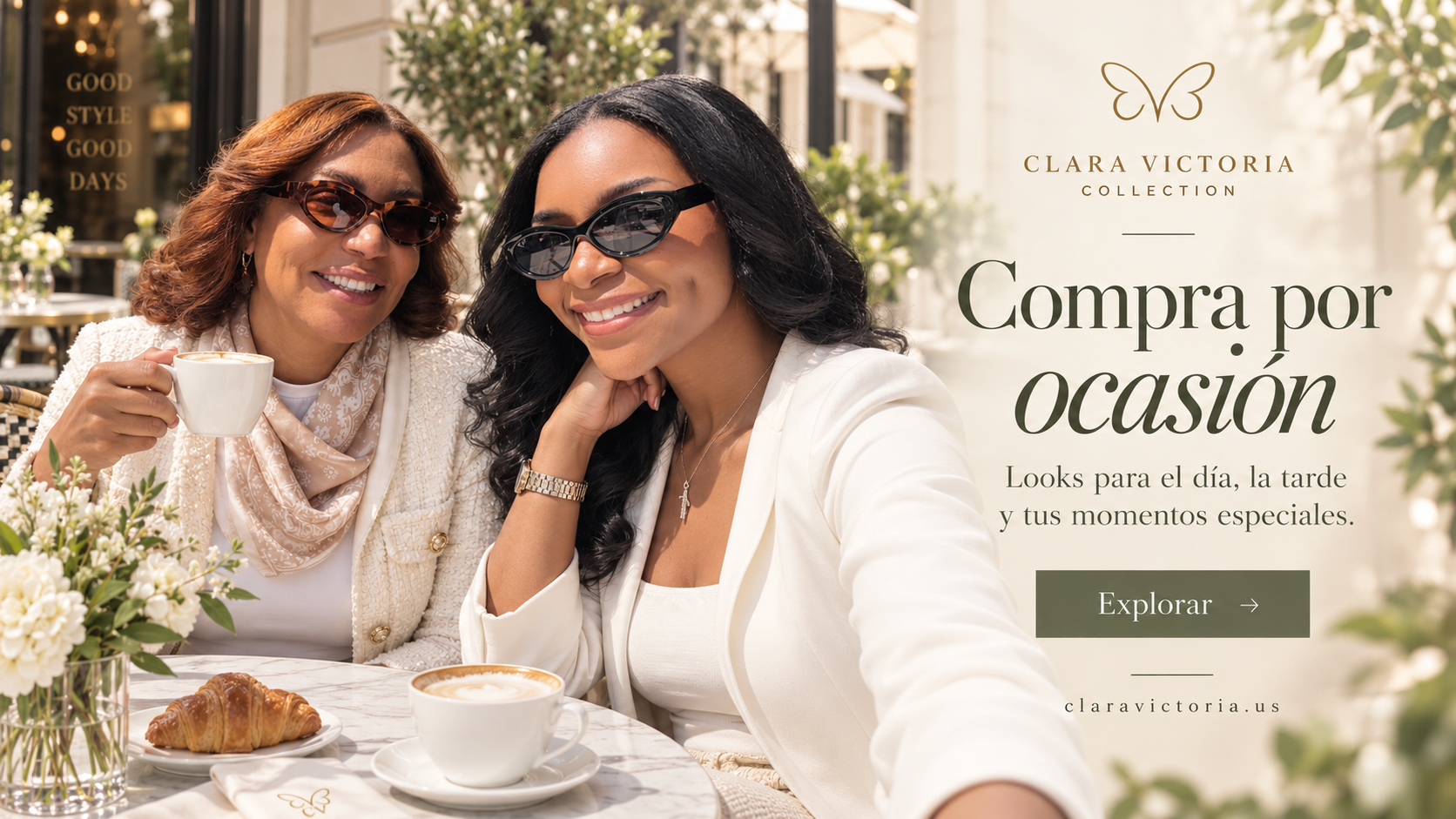 Compra por ocasión — Looks para el día, la tarde y tus momentos especiales · Clara Victoria Collection