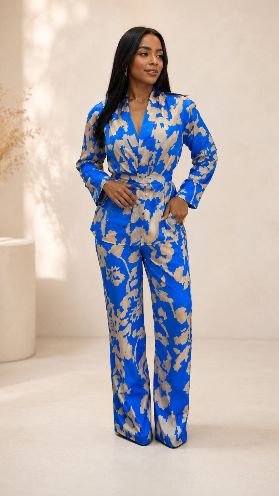Conjunto Estampado Royal — Sets, color Azul Royal